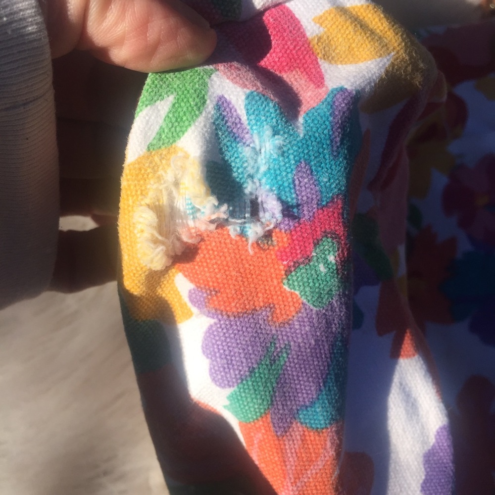 Vintage GITANO Floral overnight bag - Picture 4 of 5